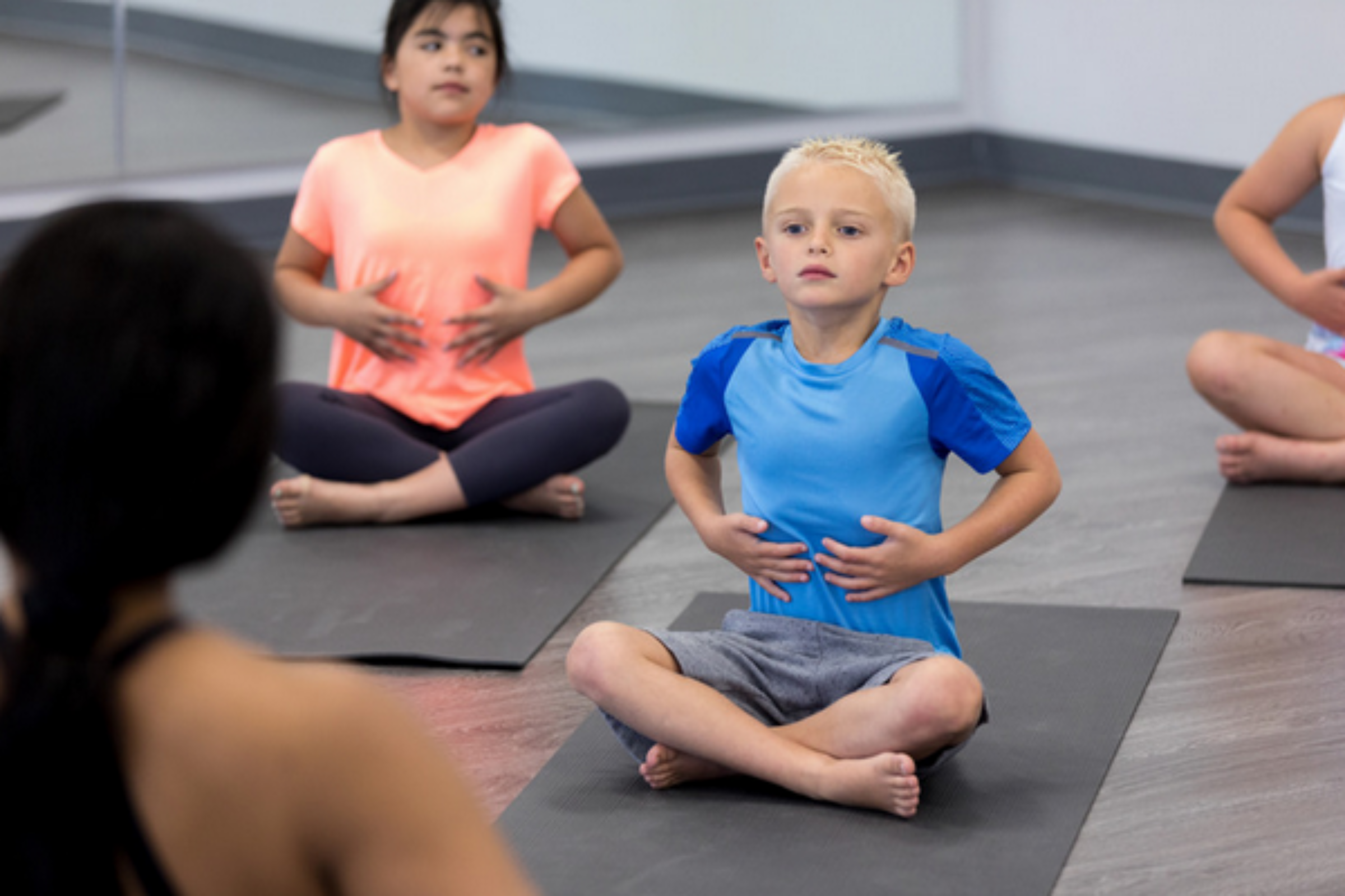 Children Breathing Clean Air